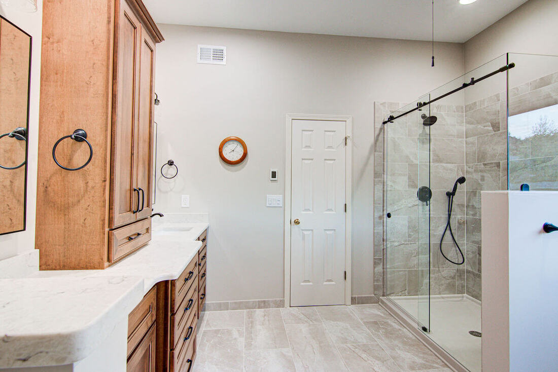 kansas city bathroom remodeling south gallery street olathe master bath remodel