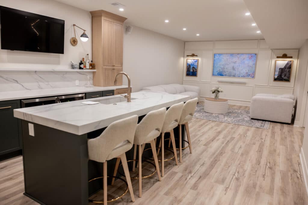 South Roundtree Street Olathe, KS Basement Remodel Image